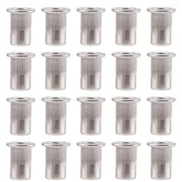 Liquid Soap Dispenser 20 Pcs 304 Stainless Steel Rivet Nut Rivnut Insert Nutsert M6x15mm