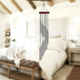 Miwayer 12 Tubes Wind Chimes for Outside Wind Bells 23 Inches Melody Windchimes Outdoors for Farmhouse Garden Patio Home Decor