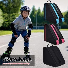 Kids Figure Skating Bag Single Shoulder/Handheld Thicken Roller Skating Bag Inline Skates Bag Roller Skate Accessories for Kids