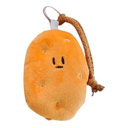 2 Pack Little Potato Pendant Tote Purse Handbag Charms Bags Keychain Bulk for Backpacks Plush Hanging Keychains Keyring Car