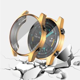 for Huawei Watch GT2 46mm Smartwatch Frame Wear Resistant Protective for shell Ultra-thin Cover Screen Protector J60A