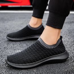 Boots Big Size Men's Shoes Spring and Summer Breathable Men's Comfortable Sports Casual Shoes Trendy Lightweight Running Sneakers