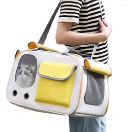 Cat Carriers Pet Travel Portable Bag For Small Cats Large Capacity Carrier Tote Dogs Puppies And