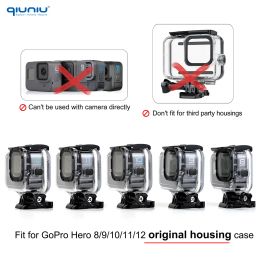 QIUNIU 3-Pack Filter Kit Red Magenta Snorkel Lens Color Filter for GoPro HERO 8 9 10 11 12 Black Housing Case Go Pro Accessories