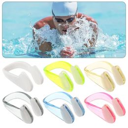 4Pcs/Set 6 Colors Swimming Nose Clip Soft Silicone Waterproof Swim Small Size For Adult Children Nose Clip Pool Suit Supplies