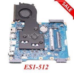 Motherboard Nokotion Laptop Motherboard für Acer Aspire ES1512 NBMRW11003 EA53BM EG52BM MB 142221 448.03703.0011 Mainboard +Heizküsteventilator