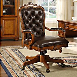 Leather Executive Office Chair Design Mechanism Nordic Office Chair Computer Conference Mobile Silla Oficina Dining Chairs