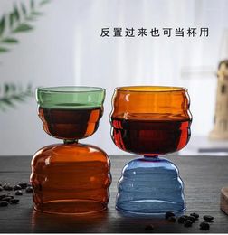 Wine Glasses Nordic Style Coffee Cup Milk Tea Can Be Overturned Drinking