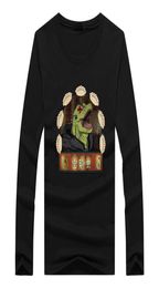 Men039s TShirts Dorohedoro Hungry Bug Gyoza Long Sleeve Oversized T Shirt For Men Anime Gothic Cotton Tshirt Casual Tops Men5916398