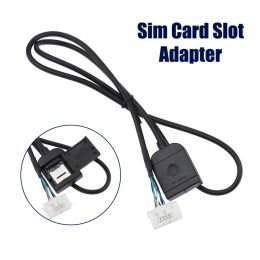 Sim Card Slot Adapter For Android Radio Multimedia Gps 4G 20pin Cable Connector Car Accessories Wires Replancement Part