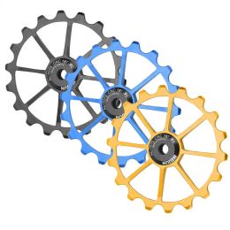 MEIJUN 18T MTB Rear Derailleur Jockey Wheel Ceramic Bearing Pulley CNC Road Bike Guide Roller Idler Bike Parts