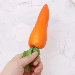 Decorative Flowers Artificial Carrot Simulation Fake Vegetable Po Props Home Kitchen XXUB