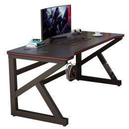 Nordic E-sports Tables Office Furniture Home Bedroom Desktop Computer Desks Study Desk with Shelf Multifunctional Gamer Table Z