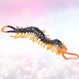 Toy Centipede Centipedes Model Simulated Scolopendra Spooky Prank Artificial Gag Lifelike Fake Joke Faux Party Rubber Figures