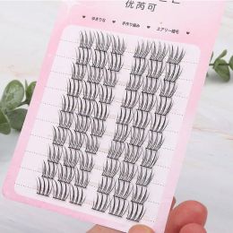 Girl Group False Eyelashes Segmental Natural Transparent Stem Lashes South Korean Comic Eyelash Makeup Tools