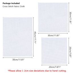 30x30cm 11ct Aida Cross Stitch Cloth 26x26cm Punch Needle Cloth fabric canvas DIY handcraft supplies stitching embroidery craft