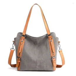 Shoulder Bags 2024 Large-capacity Portable Diagonal Canvas Bag Handbag Trend Solid Color Simple Fashion Korean Version