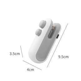 Portable Mini Sealer For Snacks Rechargeable Vacuum Sealer Snacks plastic bag heat sealer