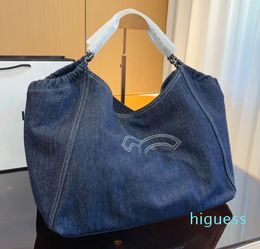 2024 Capacity Shopping Borse High Quality Tote Fashion Underarm Bag Magnetic Snap Closure Vegetable Basket