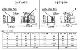 10PCS SMD Aluminium Electrolytic Capacitor 6.3V 10V 16V 25V 35V 50V 1 2.2 3.3 4.7 10 22 33 47 100 150 220 330UF 470 680 1000 UF