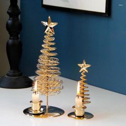 Candle Holders Christmas Holder Metal Tree Home Decoration Party Supplies