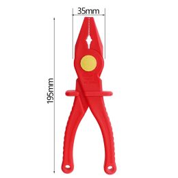 Anti-magnetic Plastic Pliers Electrician 1000V Insulated Used for Instrument Installation