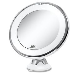 Makeup Vanity Mirror with 10X Lights LED Lighted Portable Hand Cosmetic Magnification Light Up Mirrors VIP Drop1369527