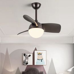 Child Ceiling Fan Llights The bedroom Study Ceiling Fan Light Household Mute Electric Fan With Fan Chandelier 110V 220V