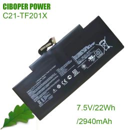 Batteries CP Original Laptop Battery C21TF201X 7.5V/22Wh/2940mAh For Transformer Pad TF300 TF300T TF300TG TF300TL Series Notebook