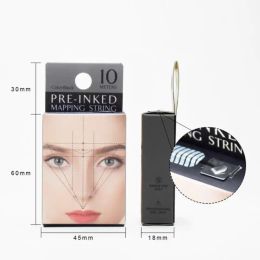 1~5PCS New Microblading MAPPING STRING Pre-Inked Eyebrow Marker thread Tattoo Brows Point 10m Pre Inked tattoo PMU string for