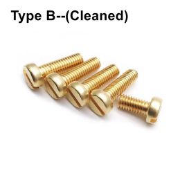 Brass Slotted cheese head screw GB65 and DIN84 Brass screw Brass bolt M2 M2.5 M3 M4 M5 M6 M8