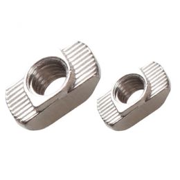 100-10pcs CNC 3D Printer Parts M3/4/5/6 T Hammer Head Fasten Nut Nickel Plated Connector for 2020 3030 4040 aluminum profile