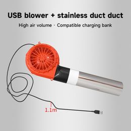 High-Performance USB Powered 12x3.2cm Quiet Cooling Blower Fan BBQ Fan