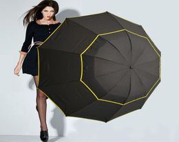 130cm Big Top Quality Umbrella Woman Rain Windproof Large Paraguas Male Women Sun 3 Floding Big Umbrella Outdoor Parapluie5727374