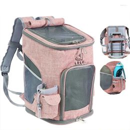 Cat Carriers Portable Travel Bag Sports Backpack Collapsible Breathable Pet Medium Dog Out Of The Backpacks Cosset