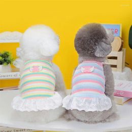 Dog Apparel 1PCS Cute Pet Clothes Breathable Design Comfortable Fabric Easy To Wear Very Suitable For Summer Clothing