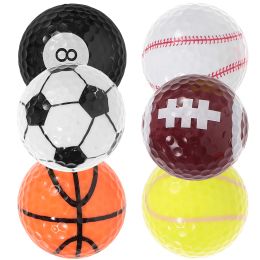 1 Set Golfing Practice Balls Sports Balls for Golfing Small Golf Balls Portable Golf Playing Balls
