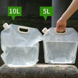 High Capacity Outdoor Water Bag Container Portable Foldable Hiking Soft Flask Sport Bottle Emergency Waterbag Storage Pack