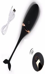 10 Speed Vibrating Egg Remote Control Vibrator Sex Toys For Woman G Spot Vibrator Vaginal Exercise Kegel Ball Vibrator Y1907116562934