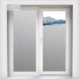 Window Stickers Office Film Frosted Privacy Matte Glass Sticker Static Scrub Self Adhesive PVC Bathroom Meeting Room Door Decorative