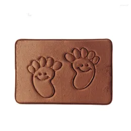 Bath Mats Anti-slip Add Thick Door Mat Memory Foam Acessorios De Banheiro Alfombra Tapis Salle Bain Absorbant Toilet Rug Floor