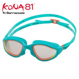 Barracuda KONA81 Swimming Goggles, Mirror Lenses, Open Water, Triathlon, UV Protection, For Adults, #94510