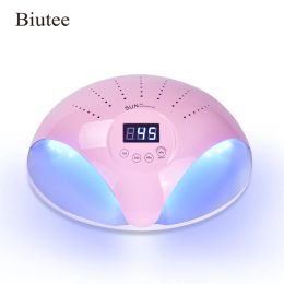 Dryers Buitee LED Lamp Nail Dryer LEDs Nail Lamp For Curing UV Gel Nail Polish With Sensor LCD Display Sensor Smart Temperature Control