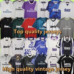 2017 2018 Retro Real Madrids Soccer Jerseys Finals Football Shirt Ronaldo GUTI BENZEMA SEEDORF CARLOS KAKA 02 03 11 12 14 15 16 17 18 RAUL ZIDANE BELLINGHAM retro shirts