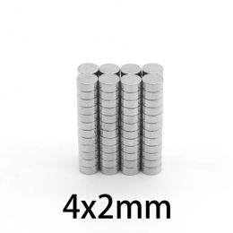 50/100/200/500/1000/2000PCS 4x2 Small Round Rare Earth Magnets Strong 4x2mm N35 4mm*2mm Permanent Neodymium Magnets Disc 4*2 mm