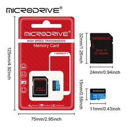 Wholesale Memory Card 128GB Extreme Pro Flash Mini SD Card 32GB 64GB 256GB 512GB Class 8G 16G C10 UHS-I High Speed Micro TF Card