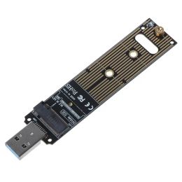 Cards Portable High Performance NVME to USB Adapter M.2 SSD to TypeA Card USB 3.1 Gen 2 Bridge Chip to M2 SSD Key M for Windows XP/7/