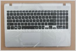 Cards NEW For Samsung NP 500R5L 550R5LY02 Z03 English US laptop Keyboard with palmrest upper cover BA9800761A