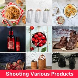 Background Product Photography Food Props Backdrops for Christmas Morandi Paper Marble Photo Studio Shoot Photocall 57*87 cm