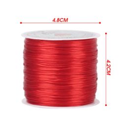 24 Colours Strong Elastic Crystal Beading Cord 1mm for Bracelets Stretch Thread String Necklace DIY Jewellery Making Cords Line